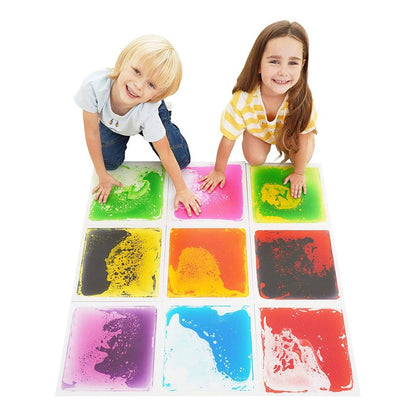 Square Floor Liquid Tiles for Kids