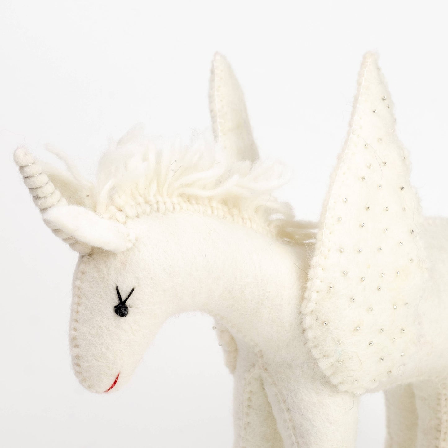 Felt Unicorn - Small White