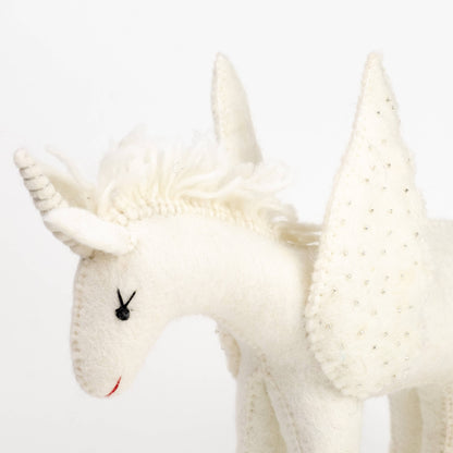 Felt Unicorn - Small White