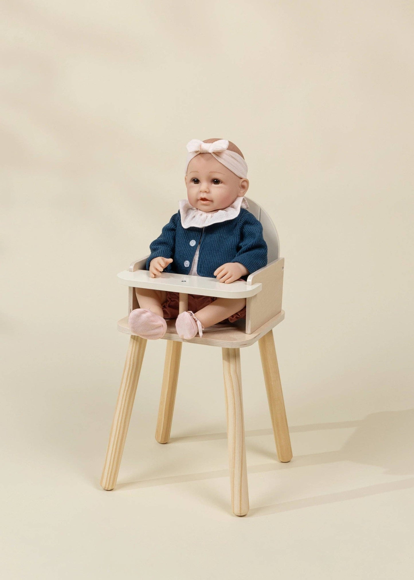 Wooden Dolls’ High Chair