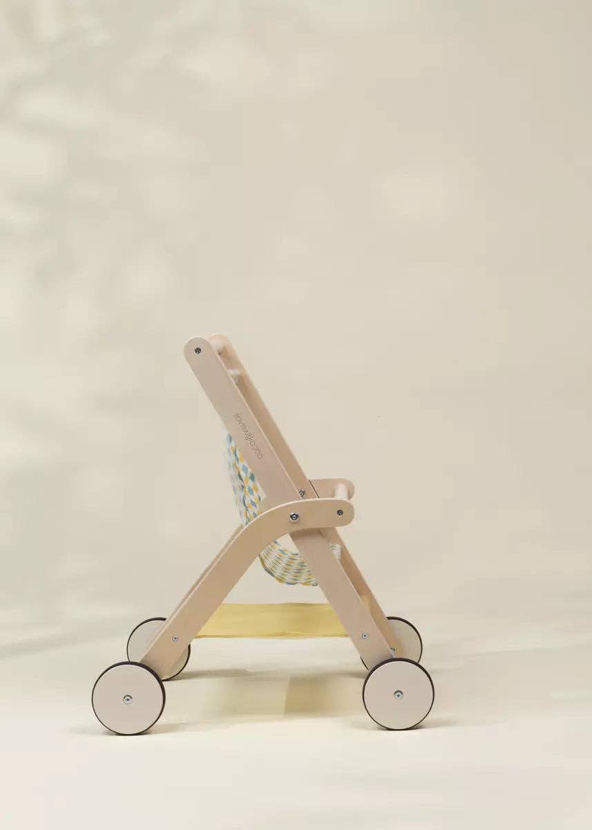 Wooden Dolls’ Stroller
