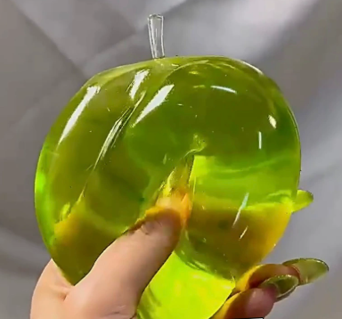 Green Jelly Apple Squishy
