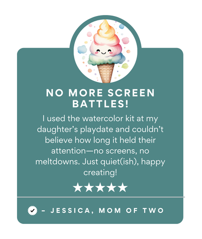 All in One Watercolor Kit for Kids- Fall Leaves