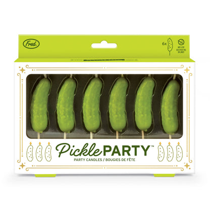 PICKLE PARTY Candles - Set of 6