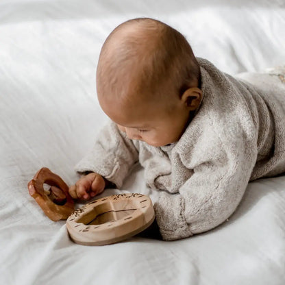 Shell Rattle, Mirror & Starfish Frame Gift Set
