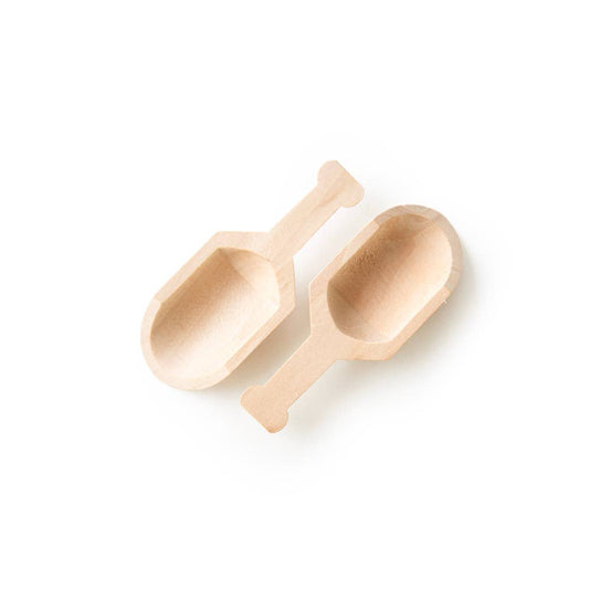3" Wood Scoops