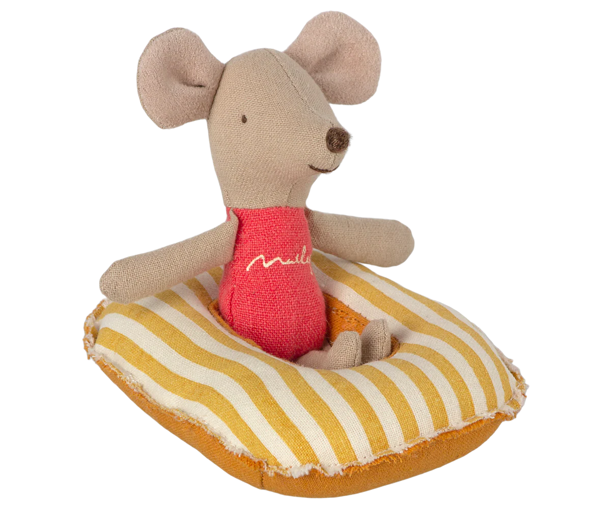 Rubber Boat (Mouse) - Yellow Stripe