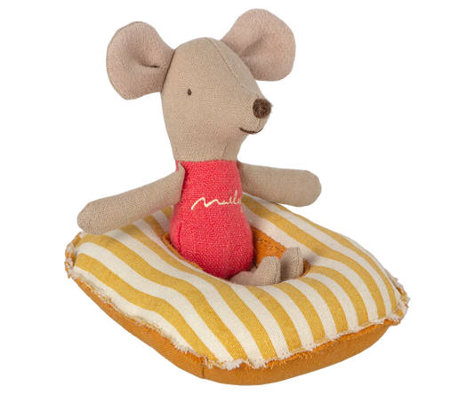 Rubber Boat (Mouse) - Yellow Stripe