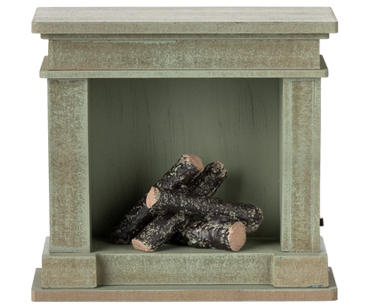 Fireplace (Miniature) - Dusty Green