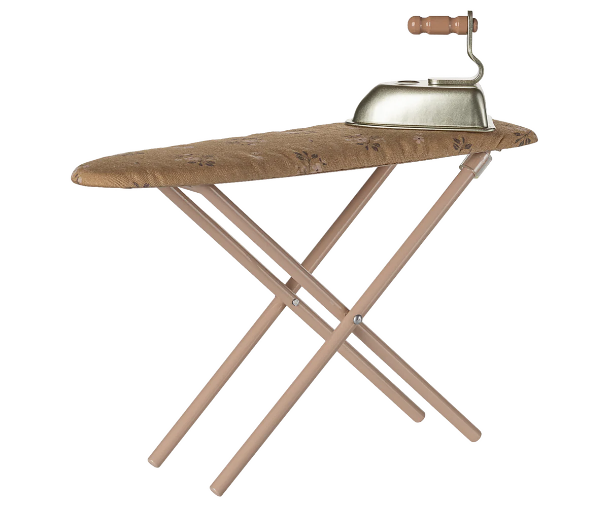 Iron and Ironing Board (Miniature) - Powder