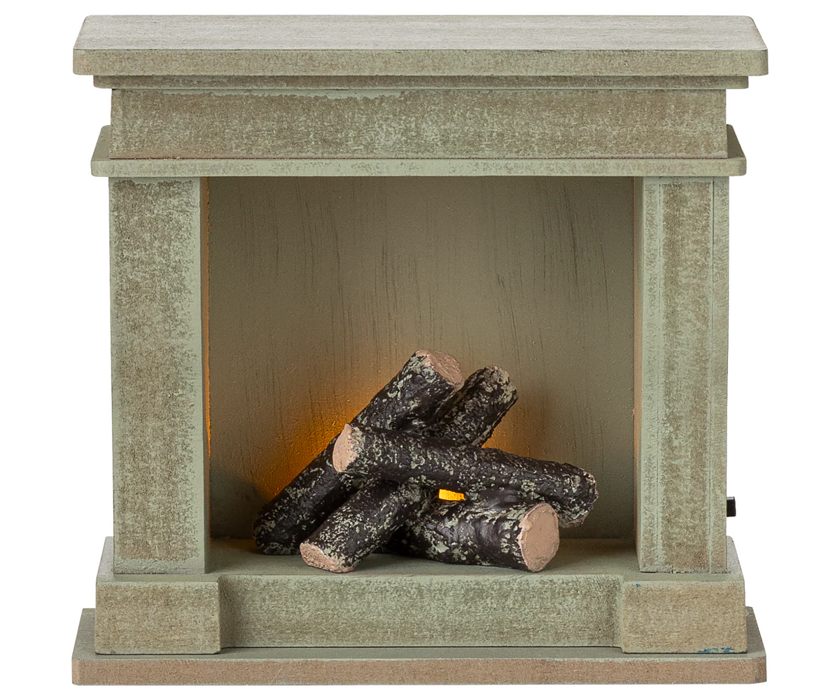 Fireplace (Miniature) - Dusty Green