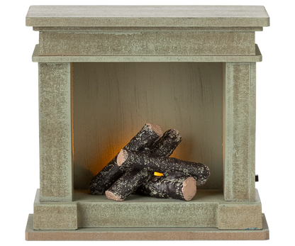 Fireplace (Miniature) - Dusty Green