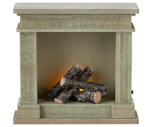 Fireplace (Miniature) - Dusty Green
