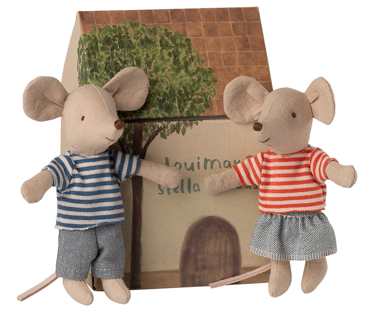 LouiMax & Stella (Little Brother and Little Sister Mice)