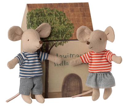 LouiMax & Stella (Little Brother and Little Sister Mice)