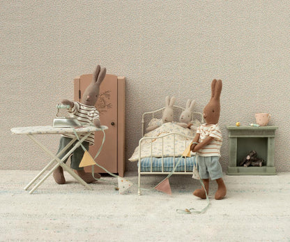 Vintage Bed (Miniature) - Blue