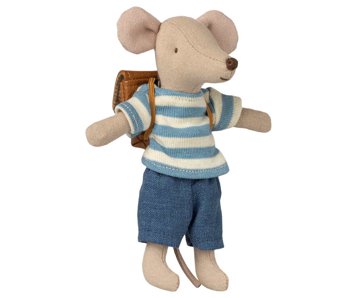 Clothes and Bag (Big Brother Mouse) - Brown