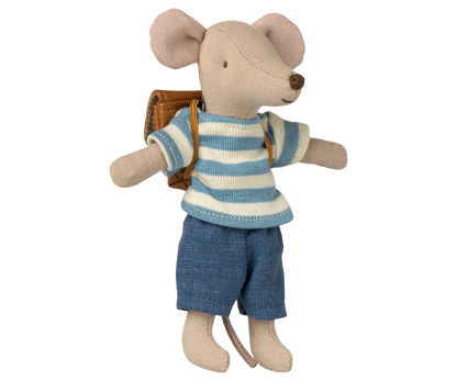 Clothes and Bag (Big Brother Mouse) - Brown