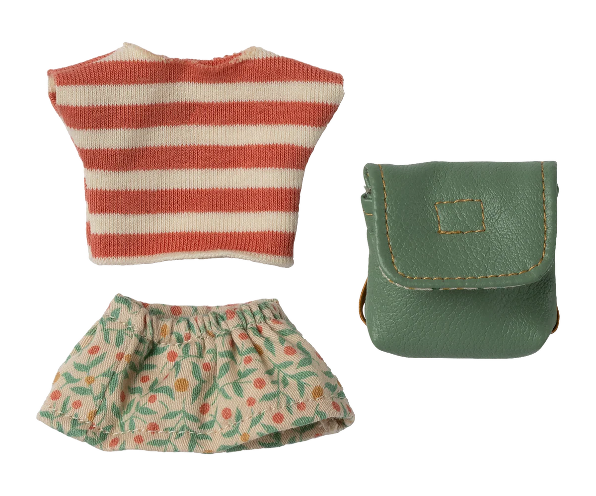 Clothes and Bag (Big Sister Mouse) - Green