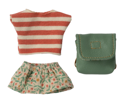 Clothes and Bag (Big Sister Mouse) - Green