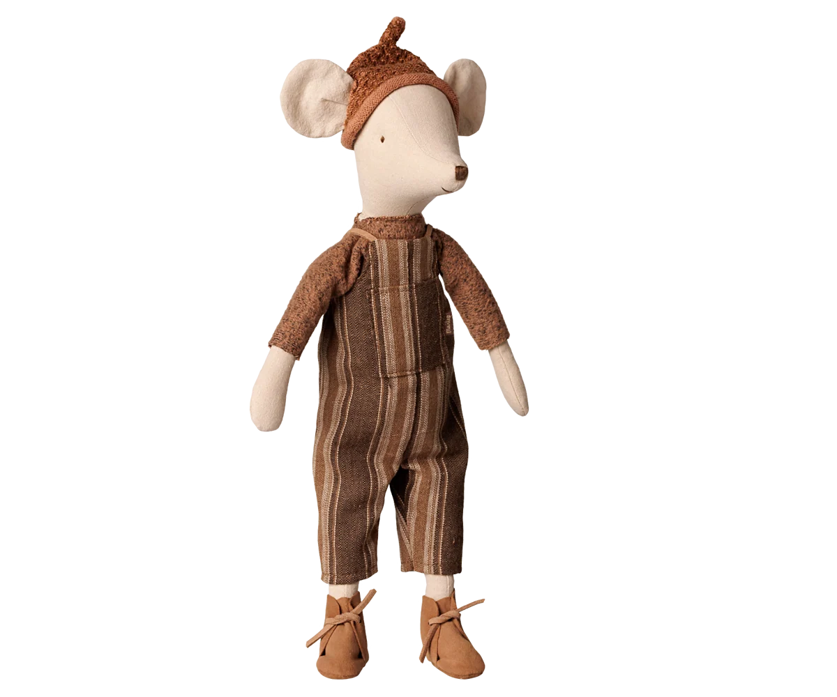 Mouse (Medium) - Overalls and Sweater