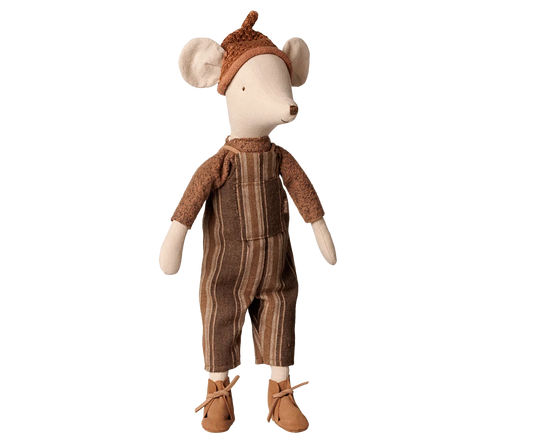Mouse (Medium) - Overalls and Sweater