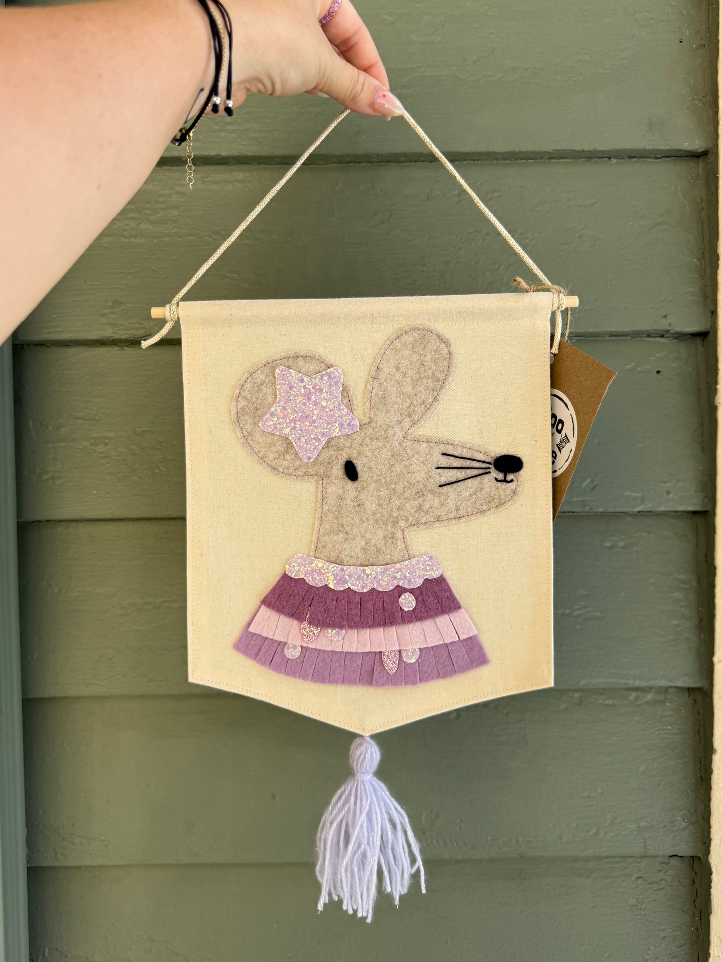 Roo and Rose Wall Hanging