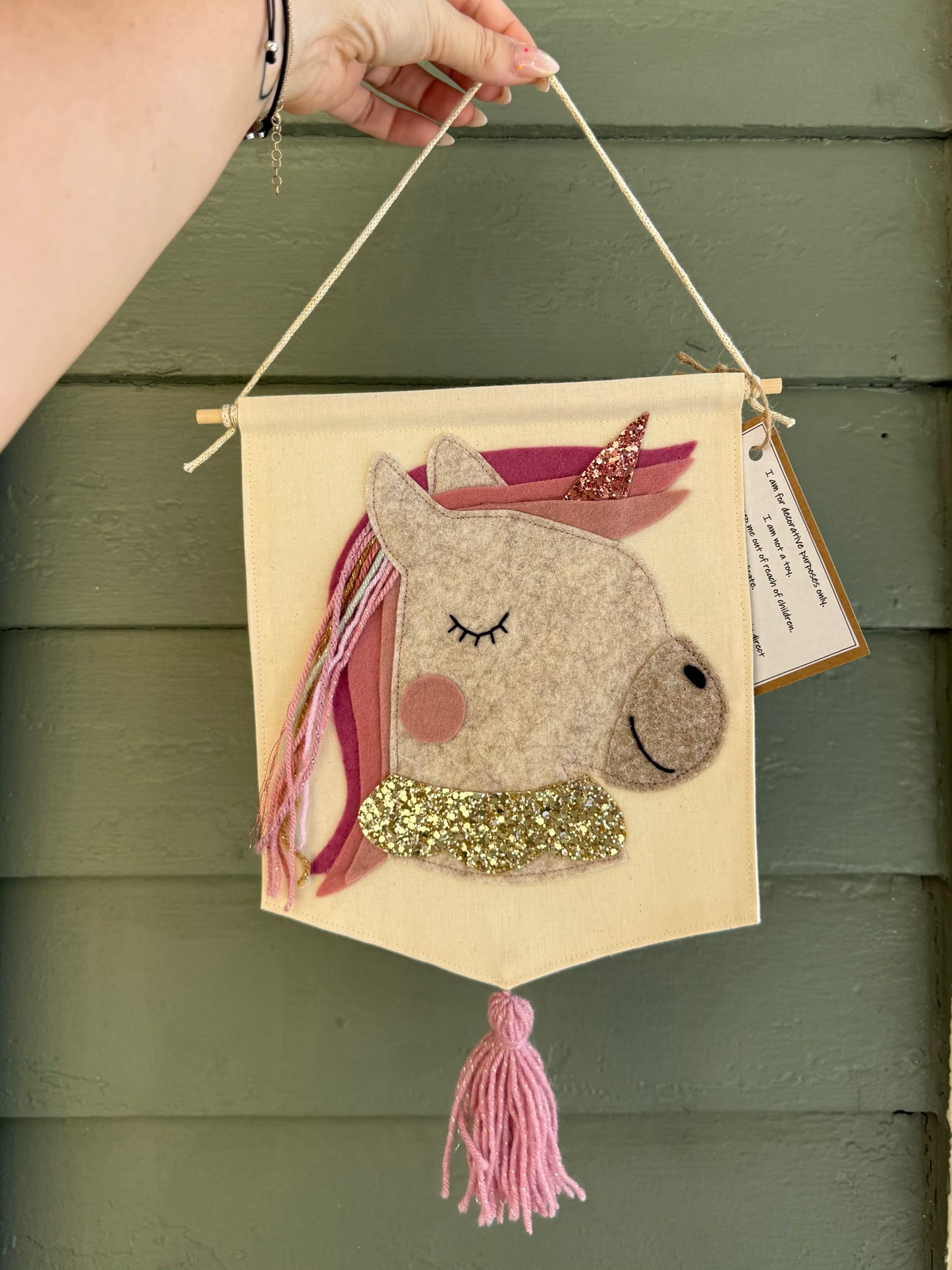 Roo and Rose Wall Hanging