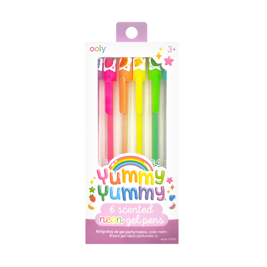 Yummy Yummy Scented Gel Pens - Neon (Set of 6)