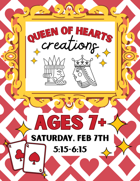 Queen of Hearts Art Class