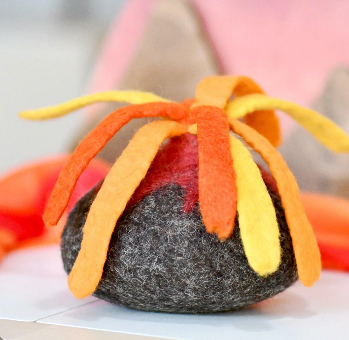 FELT VOLCANO TOY