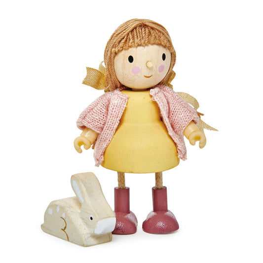Wooden Doll Set - Amy and her Rabbit