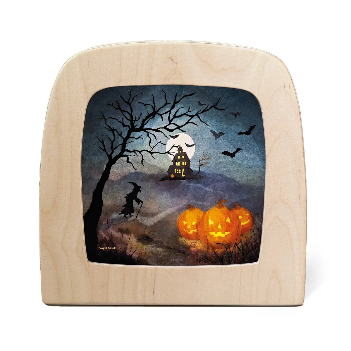 Vogel Geluk silhouette - Halloween