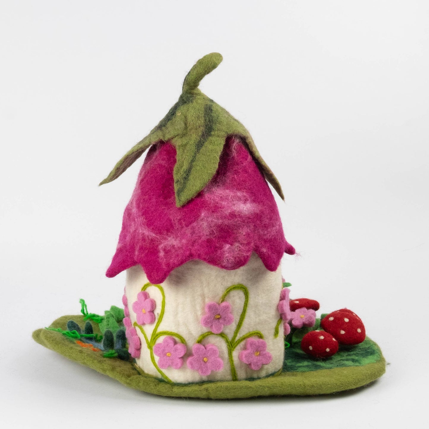 Felt House - Pink Fairy Cottage