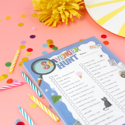 Pretend Play Notepad - Scavenger Hunt