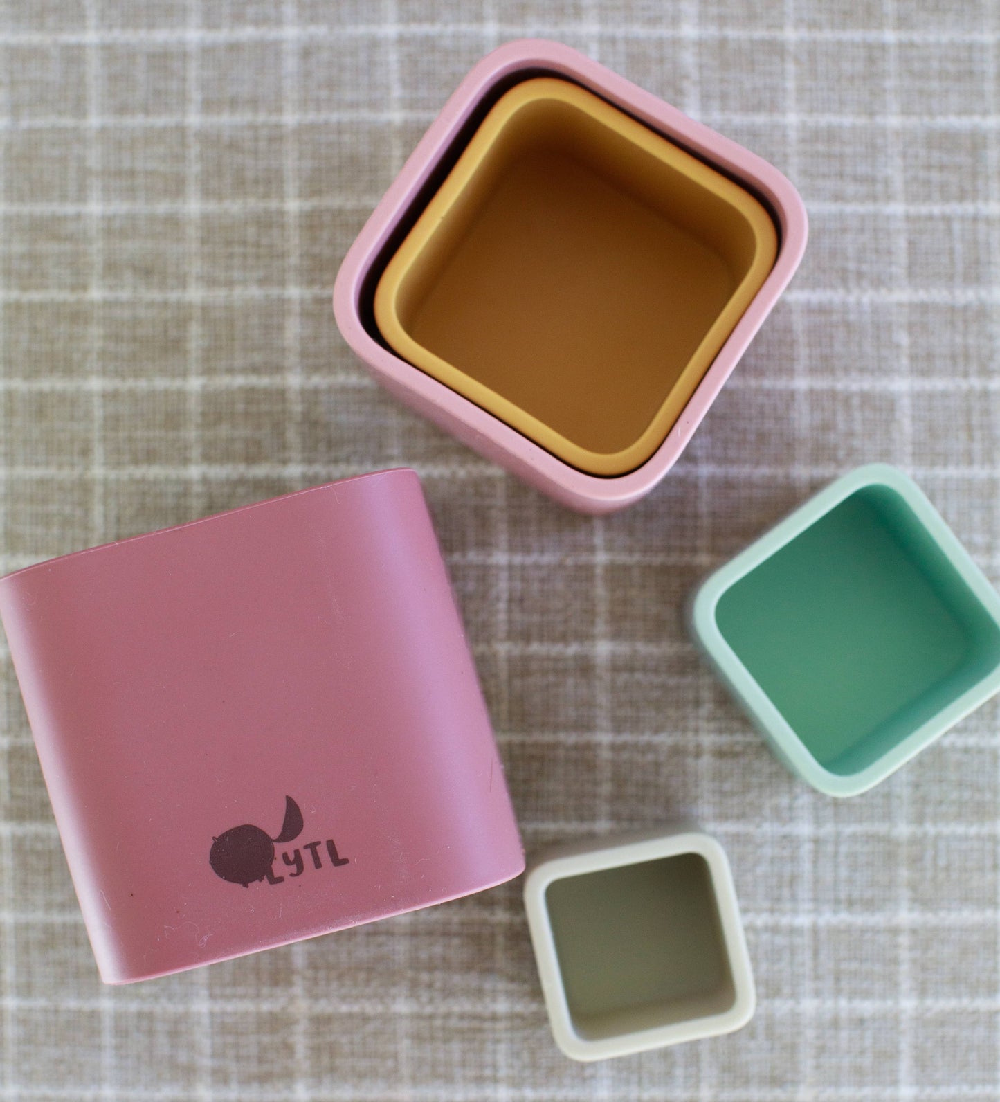 Montessori Silicone Stacking Cups | Toddler Water Play Toy