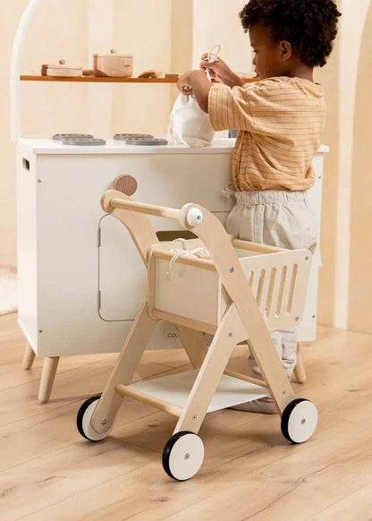 Wooden Shopping Cart