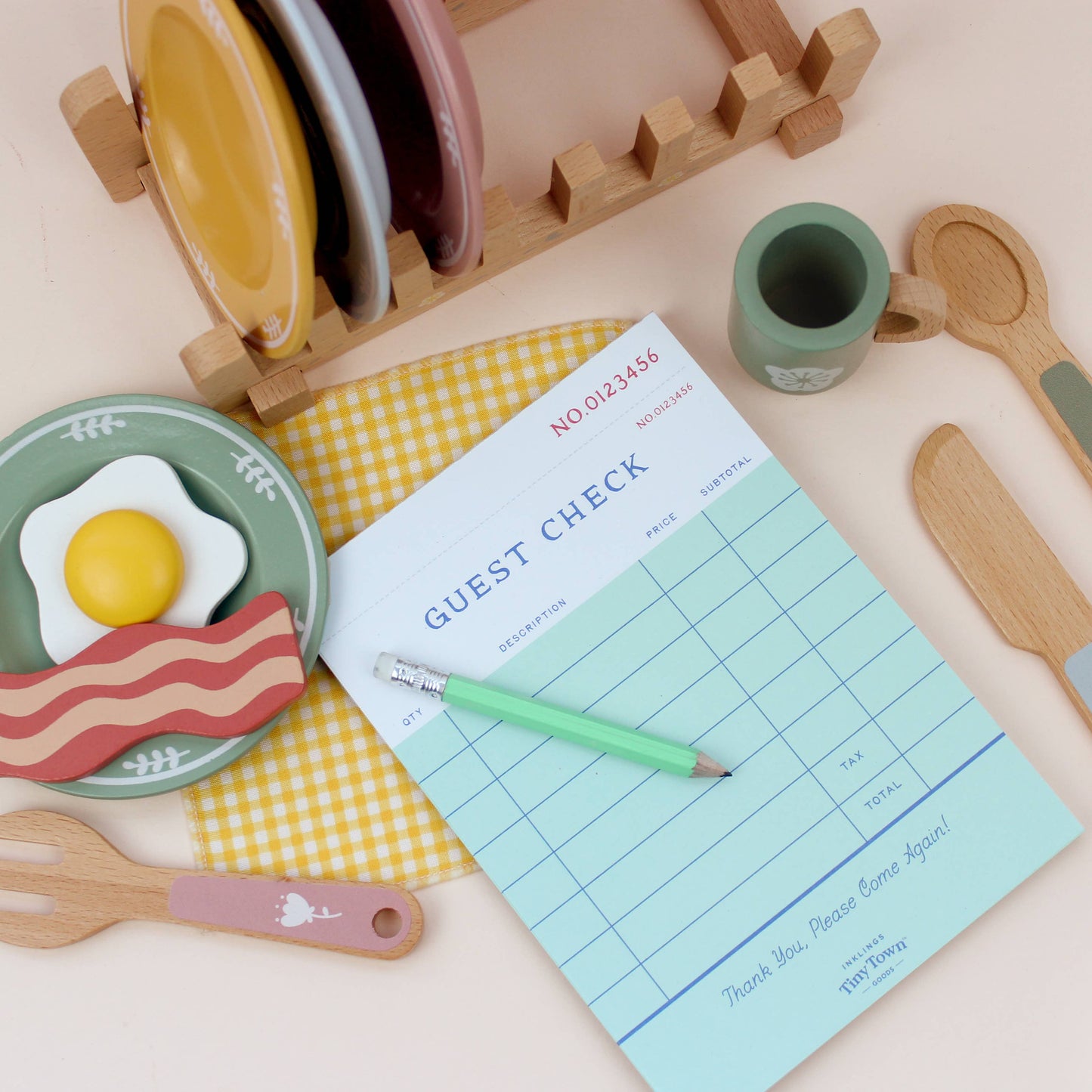 Pretend Play Notepad - Guest Check