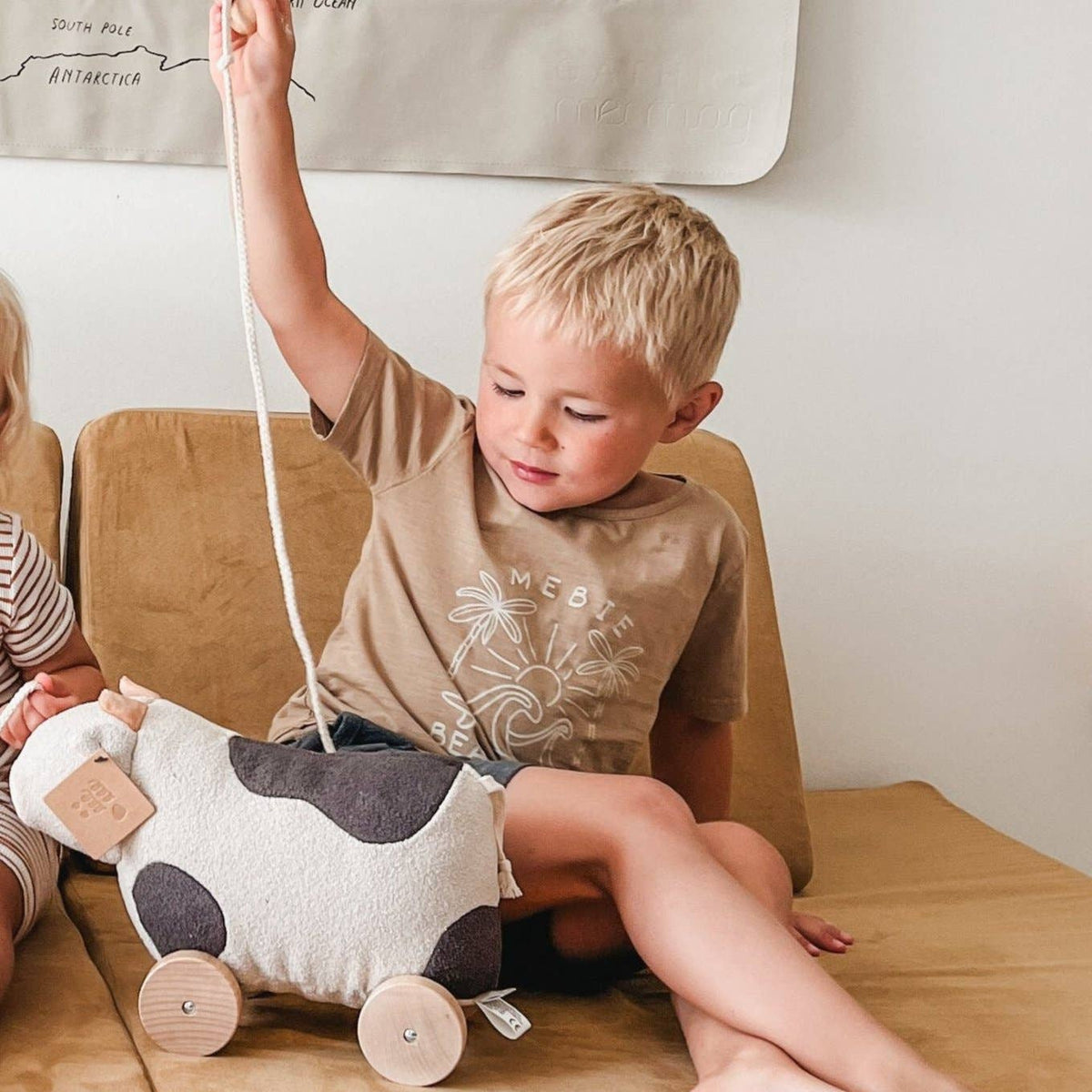 Willow Cow Pull-Along Toy