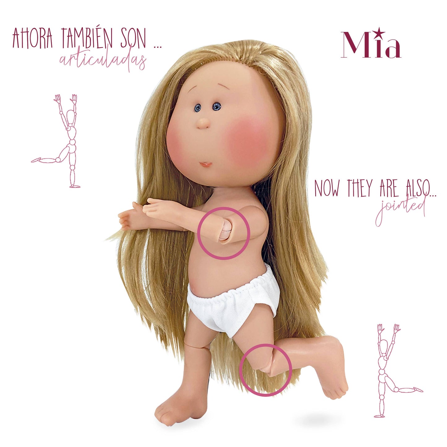 Mio Doll - Redhead with Overalls