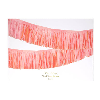 Pink Fringe Garland