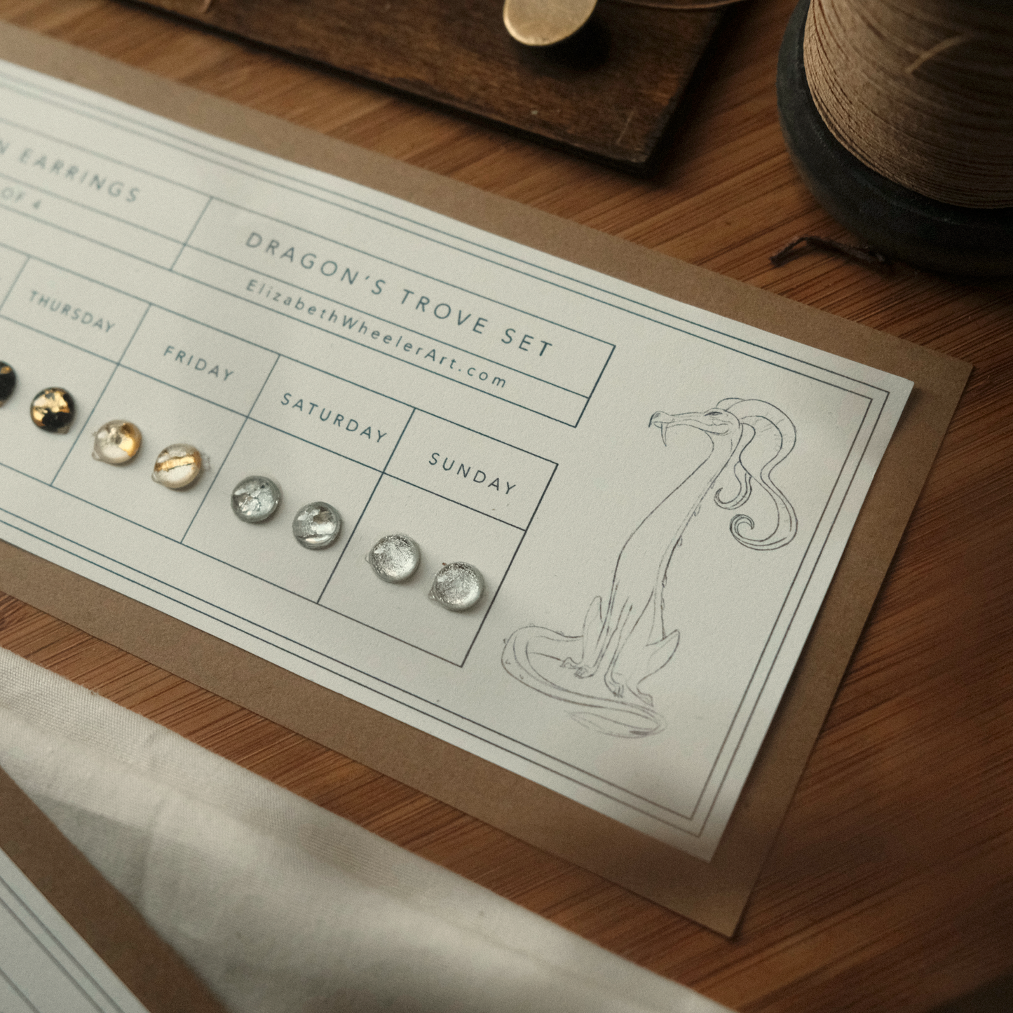 Dragon's Trove Stick-On Earring Set