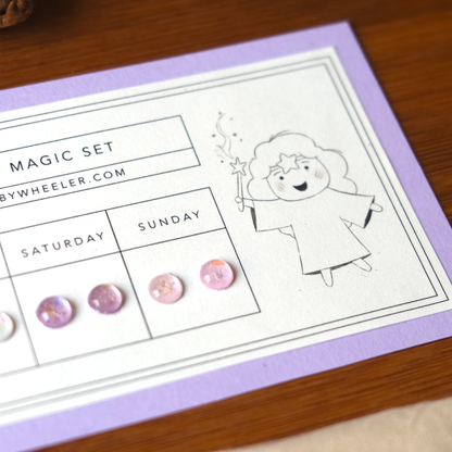 Kawaii Magic Stick-On Earring Set