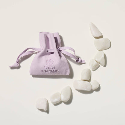 Super Bright Glow Pebbles - Purple