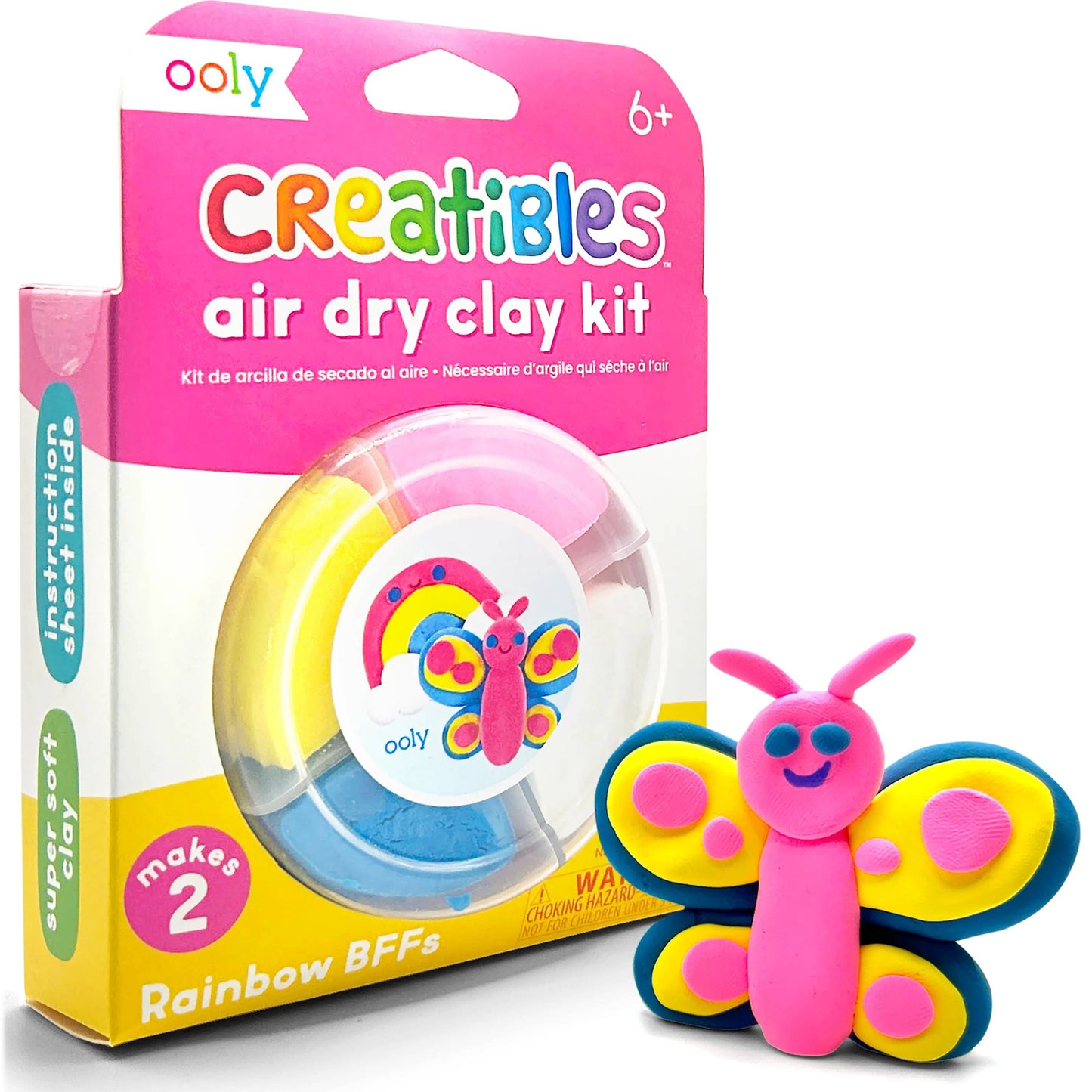 Creatibles: Air Dry Clay Kit - Rainbow BFFs