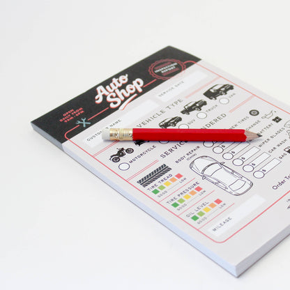 Pretend Play Notepad - Auto Shop