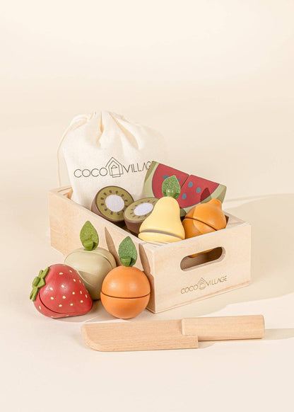 Wooden Fruits Playset