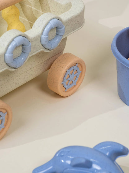 Wheat Straw Sand Toy Wagon & Accessories