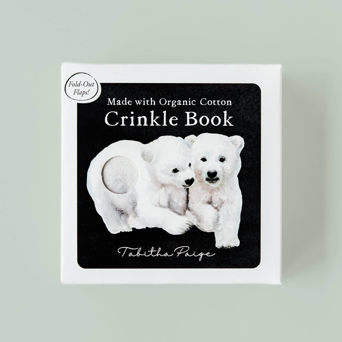 Baby’s Black & White Crinkle Book Made With Organic Cotton