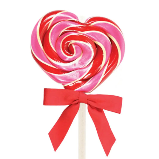 Handmade Heart-Shaped Lollipop